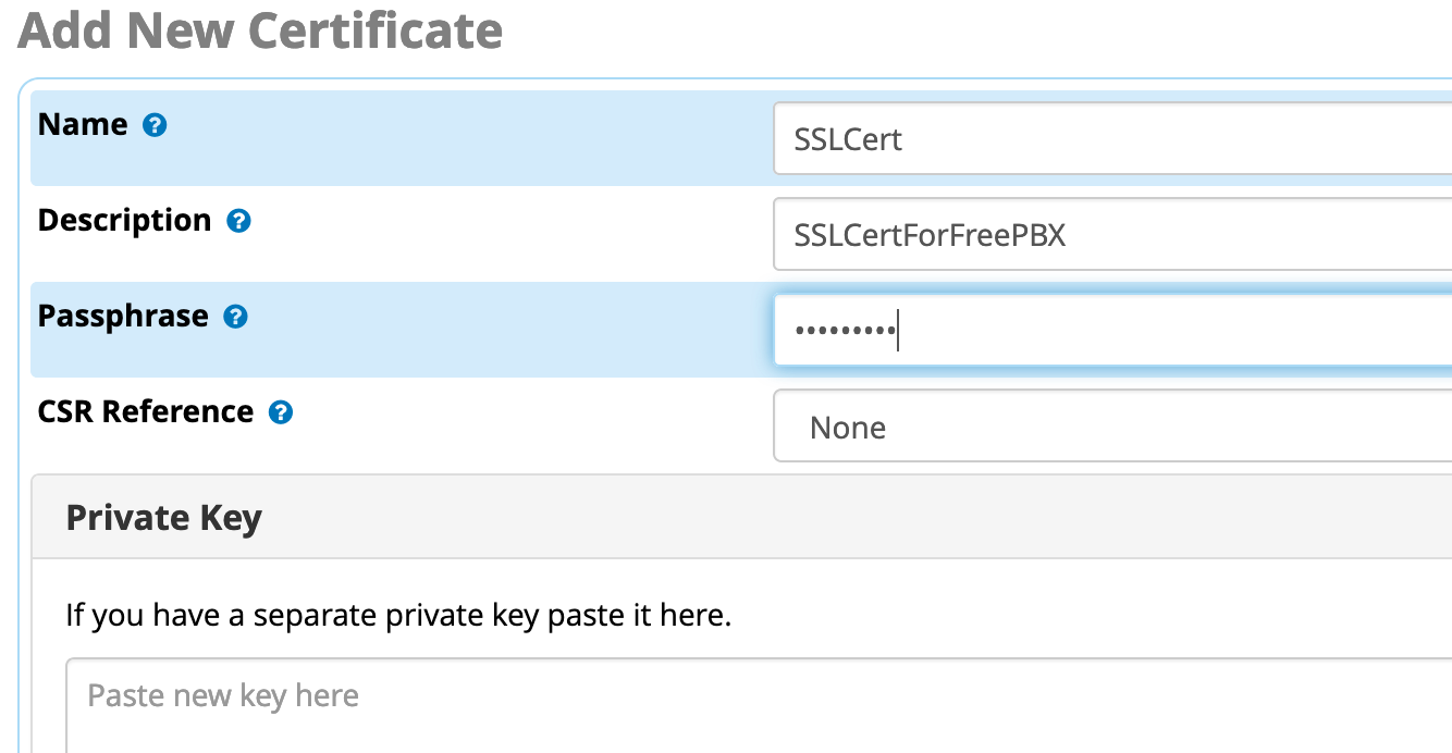 FreePBX SSL Certificates 🔐