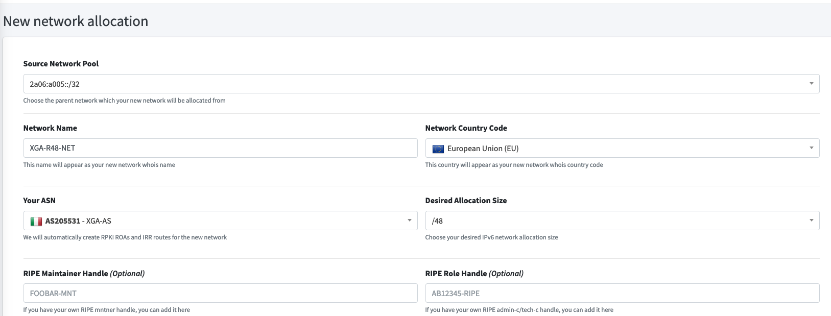 BGP: Route48 with BGP